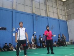 Meriahkan Hari Bhayangkara Ke 79 Kapolres Balangan Buka Kejuaraan Bulutangkis Beregu Putra