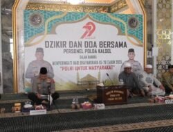 Peringati HUT Bhayangkara ke-79 Polda Kalsel Gelar Doa Bersama