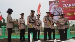 Polres Balangan Ziarah ke TMP Aseri Juai Peringati Hari Bhayangkara ke-79