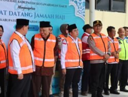Polres Kotim Berikan Keamanan Dalam Penyambutan Jemaah Haji di Bandara H. Hasan