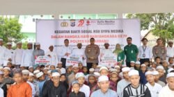 Polres Banjarbaru dan RSU Syifa Medika Salurkan Bantuan ke Ponpes Raudhatun Nasyi’iin