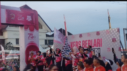 Ribuan Anggota Bhayangkari Kalimantan Selatan Pecahkan Rekor MURI Lewat Pinkers Run 2025