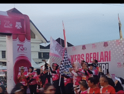 Ribuan Anggota Bhayangkari Kalimantan Selatan Pecahkan Rekor MURI Lewat Pinkers Run 2025
