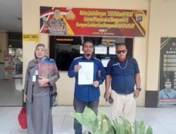 Epza Berikan Keterangan di Polsek Medan Timur Atas Perubahan Rekenink PB-PASU