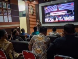 Melestarikan Seni Budaya, Polres Kotim Gelar Nobar Wayang Kulit