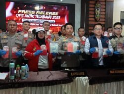 Operasi Antik Telabang 2025 Berhasil, Polres Kotim Ungkap 28 Kasus Narkotika