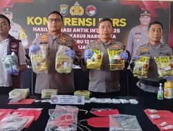 Polres Banjarbaru Bongkar Jaringan Narkoba Fredy Pratama, Dengan Mengamankan 12 Kg Sabu