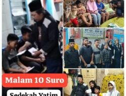 Anang Kaperwil Jatim Media Darah Juang 10 Muharram 1447H Berikan Santunan pada Puluhan Anak Yatim