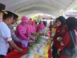 Polres Balangan Gelar Pasar Murah Sambut HUT RI ke-80