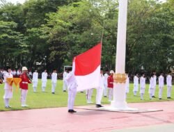 Kapolres Batola Hadiri Upacara Peringatan HUT  Kemerdekaan Republik Indonesia Ke-80 Di Lapangan 5 Desember Marabahan