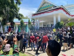 Aksi demonstrasi Cipayung Plus di Madina Berlangsung kondusif