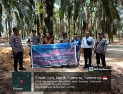 Kapolsek dan Forkofincam laksanakan himbauan larangan PETI di Kecamatan Linggabayu