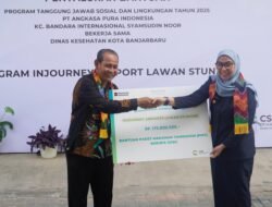 Bandara Syamsudin Noor Salurkan Bantuan Rp175 Juta untuk Cegah Stunting di Banjarbaru