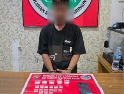 Polisi Berhasil Amankan Pengedar Sabu di Sampit