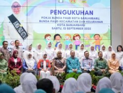 Kota Banjarbaru Kukuhkan Bunda PAUD dan Lantik Ketua TP PKK Kecamatan serta Tim Pembina Posyandu