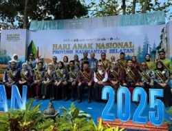 Peringatan HAN Provinsi Kalsel di Loksado, Gubernur Muhidin: Pastikan Anak-Anak Mendapat Haknya Secara Utuh