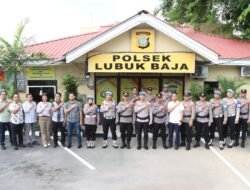 Sipropam Polresta Barelang Gelar Ops Gaktiblin dan Binetika di Polsek Lubuk Baja