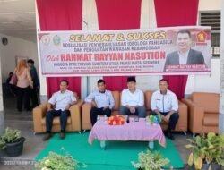 Anggota DPRD Provsu dari Fraksi Gerindra, Rahmat Rayyan Nasution Kunjungi SMAN 1 Natal