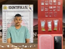 Pengedar Narkoba Dibekuk Satresnarkoba Polres Balangan, 13 Paket Sabu Disita