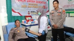 Peringati Hari Jadi ke-74 Humas Polri, Polres Batola Gelar Donor Darah