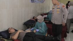 Ratusan Kantong Darah Terkumpul, Polda Kalsel Gelar Donor Darah Sambut HUT Humas Polri ke-74