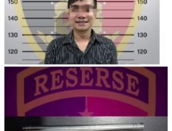 Anggota Piket Polsek Liang Anggang Amankan Pria Mabuk Bawa Pisau di Depan Indomaret KM 24 Banjarbaru