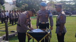 Kapolres Banjarbaru Tekankan Profesionalisme Pejabat Baru Usai Sertijab