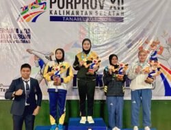 Polwan Polres Banjarbaru Raih Emas Taekwondo di Porprov XII Kalsel, Jadi Inspirasi bagi Rekan Sejawat