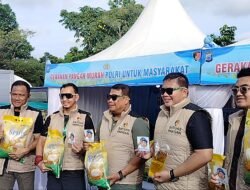 Jelang Nataru, Polda Kalsel Percepat Distribusi Pangan Murah: Beras SPHP Laris Manis di Event Borneo Run