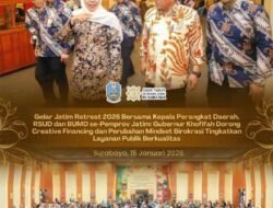 PEMPROV JATIM GELAR RETREAT 2026 TEMA CREATIVE FINANCING DAN VALUE FOR MONEY