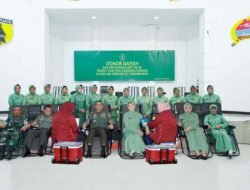 Donor Darah Dalam Rangka HUT ke-80 Persit Kartika Chandra Kirana