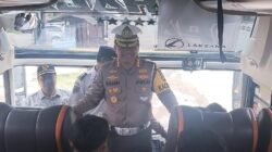 Ditlantas Polda Kalsel Gelar Ramp Check Angkutan Penumpang, Pastikan Keselamatan Kelengkapan Dan Kesehatan Pengemudi