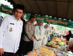 Polres Balangan Dukung Pasar Ramadhan, Kapolres Tekankan Keamanan dan Peningkatan UMKM