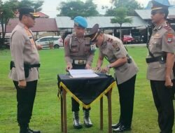 Kapolres Banjarbaru Tekankan Profesionalisme dan Humanisme Usai Sertijab Pejabat Utama