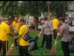 Kurve Jadi Agenda Rutin, Polres Banjarbaru Ajak Warga Peduli Kebersihan