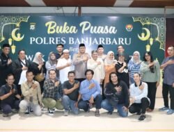 Polres Banjarbaru Perkuat Sinergi dengan Media Lewat Buka Puasa Bersama