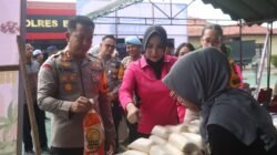 Polres Balangan Gelar Gerakan Pangan Murah Bersama Bulog, Pastikan Stok Pangan Aman