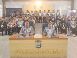 Polres Balangan Ikuti Penandatanganan Pakta Integritas Penerimaan Polri 2026 Secara Virtual