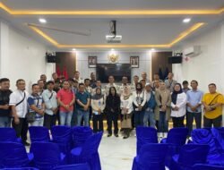 Lembaga Permasyarakatan Kelas II A Batam Menggelar halalbihalal Bersama Insan Pers