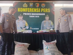 Polres Banjarbaru Ungkap Dugaan Penyelewengan Pupuk Bersubsidi, 4 Ton Diamankan