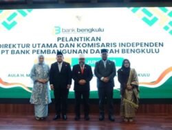 Sukses Jaga Stabilitas Dimasa Transisi, Iswahyudi resmi dilantik sebagai Direktur Utama definitif Bank Bengkulu