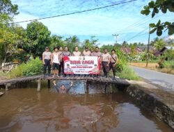 Sambut Hari Bhayangkara ke-80, Polsek Aluh Aluh Gelar Susur Sungai dan Bersih-Bersih Bersama Warga