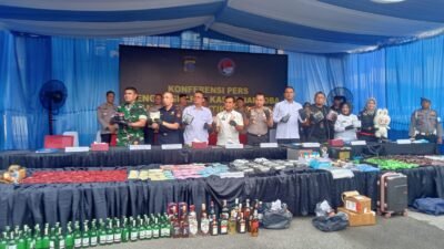 Kapolrestabes Medan paparkan keberhasilan dalam mengungkap Peredaran NARKOBA dengan 1.211 Tersangka 