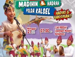 Semarak Hari Bhayangkara ke-80, Polda Kalsel Gelar Lomba Tradisional Madihin dan Hadrah