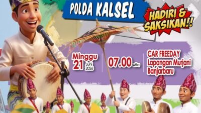 Semarak Hari Bhayangkara ke-80, Polda Kalsel Gelar Lomba Tradisional Madihin dan Hadrah