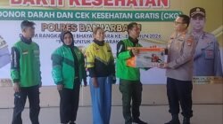 Donor Darah dan Baksos Hari Bhayangkara ke-78, Kapolres Banjarbaru Ajak Semua Elemen Jaga Kamtibmas