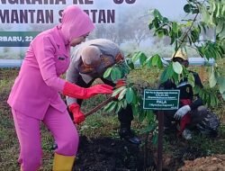 Polda Kalsel Tanam 1000 Pohon Di Sejumlah Lokasi, Wujud Kepedulian Lingkungan Dalam Rangka Hari Bhayangkara ke-80