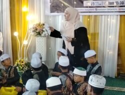 Lebaran Yatim di Masjid Kapal Munzalan Banjarbaru, Wujud Kepedulian kepada Ratusan Anak Yatim
