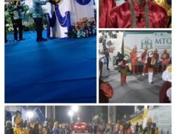 Bahagia Sambut Kehadiran Tamu, Sinoman Hadrah Hablul Fata Hadir Pembukaan MTQ Nasional di Batola