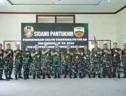 Pangdam I/BB Pimpin Sidang Pantukhir Cata PK TNI AD Gelombang II Tahun 2026